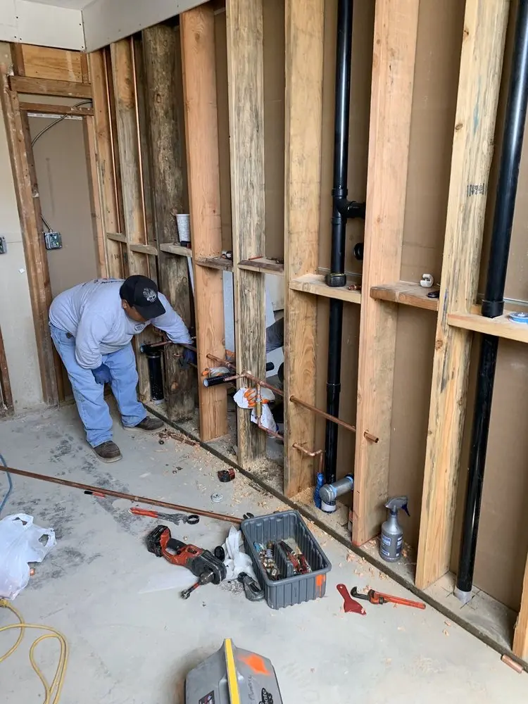 Commercial rough-in plumbing for Commercial Plumbing in Laurel Hill